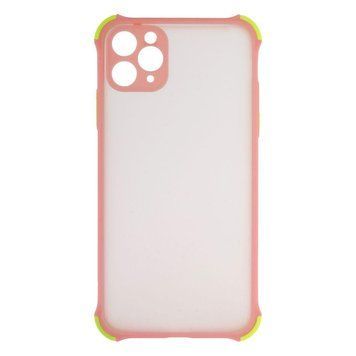 Силиконовый чехол TOTU Armor with Frame для iPhone 11 Pro Max Розовый 208-00990 фото