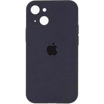Силіконовий чохол з закритою камерою для iPhone 14 Dark Grey 666-00799 фото
