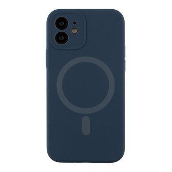 Чехол Glow Silicone Case Full Camera with Magsafe для iPhone 12 Dark blue 214-03988 фото
