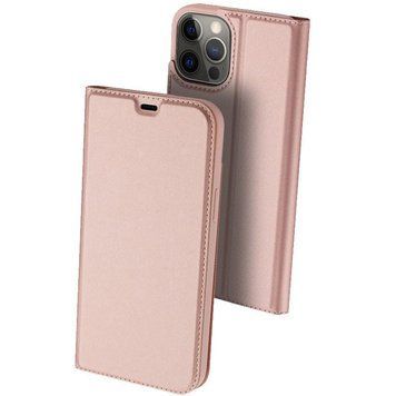 Чехол-книжка Dux Ducis с карманом для визиток для iPhone 13 Pro Rose Gold 208-04858 фото