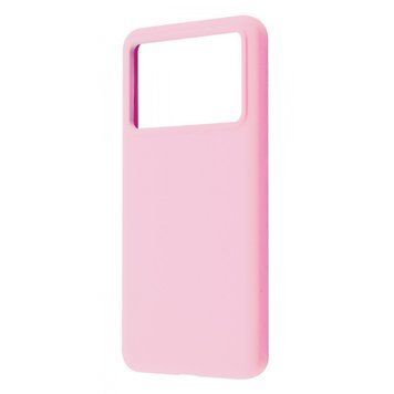 Чехол WAVE Full Silicone Cover для Xiaomi Poco X6 Pro 5G Pink sand 656-07389 фото
