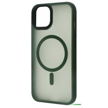 Чехол WAVE Matte Insane Case with Magnetic Ring для iPhone 13 Green 656-07789 фото