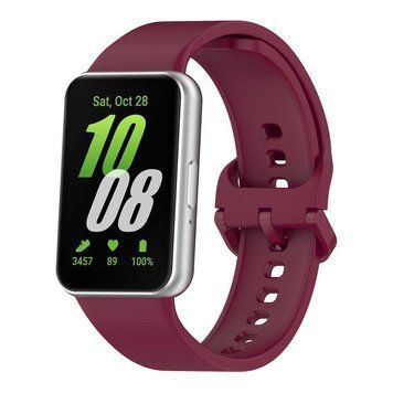 Ремінець для Samsung Galaxy Fit 3 (R390) Silicone Wine Red 212-02400 фото