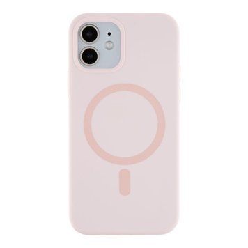 Чехол Glow Silicone Case with Magsafe для iPhone 12/12 Pro Pink 214-03838 фото