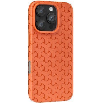 Чехол TPU Weaving для iPhone 16 Pro (6.3") Orange 555-00322 фото
