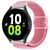 Ремінець Універс 20mm Elastic Adjustment для Samsung/Amazfit/Huawei Pink 212-02802 фото