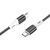Кабель BOROFONE BX79 Type-C to Type-C 3A,60W, 1m, silicone, silicone connectors, Black 6974443384802 фото