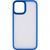 TPU+PC чехол Metal Buttons для Apple iPhone 13 (6.1") Голубой 777-08314 фото