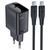 Мережевий зарядний пристрій з кабелем ACEFAST A82 PD20W GaN single USB-C charger set (P5) (EU) Black 6974316280057 фото