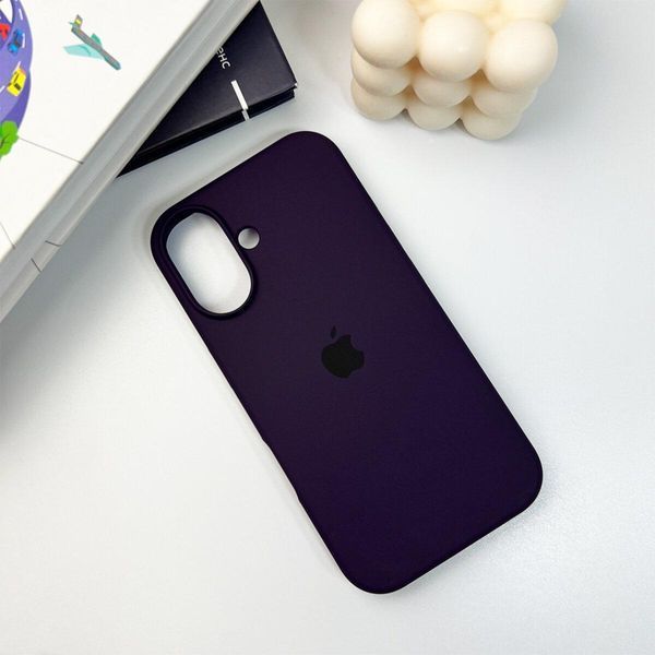 Силиконовый чехол для iPhone 16 Berry Purple 666-01161 фото