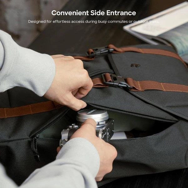 Рюкзак&nbsp;Tomtoc VintPack-TA1 22L Laptop Backpack Black 15.6 Inch/22L (TA1M1D1) 656-00195 фото