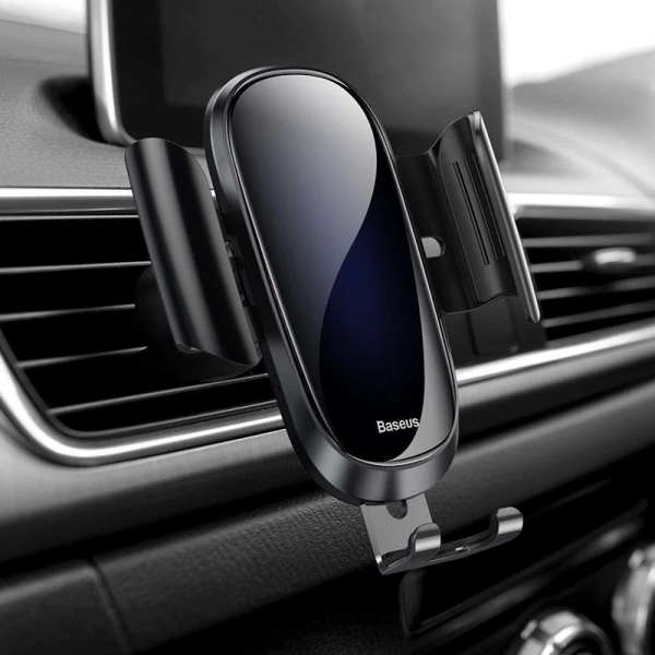 Гравітаційний автомобільний тримач Baseus Future Gravity Car Mount (SUYL-WL01) Чорний 201-00051 фото