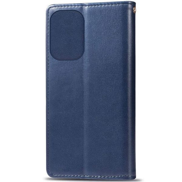 Кожаный чехол-книжка GETMAN Gallant (PU) для Motorola Moto G85 Синий 777-06138 фото