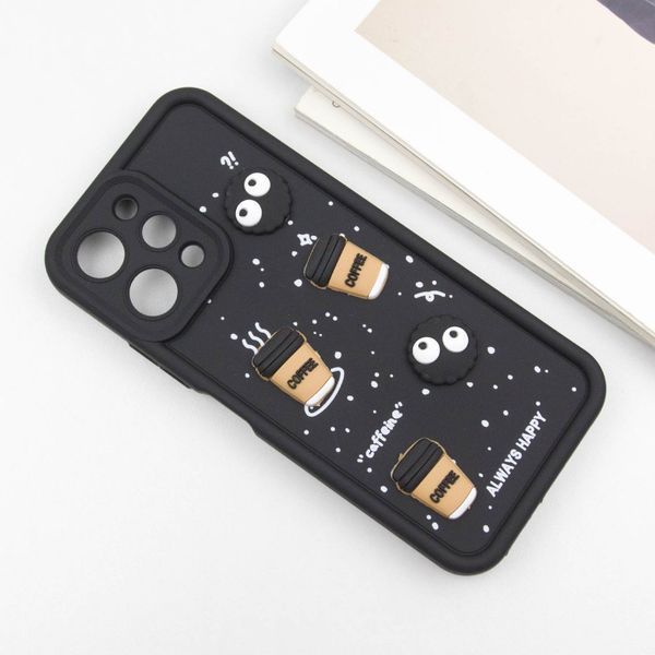 Чохол TPU Toys Case для Xiaomi Redmi 12 Black/Always Happy 777-03849 фото