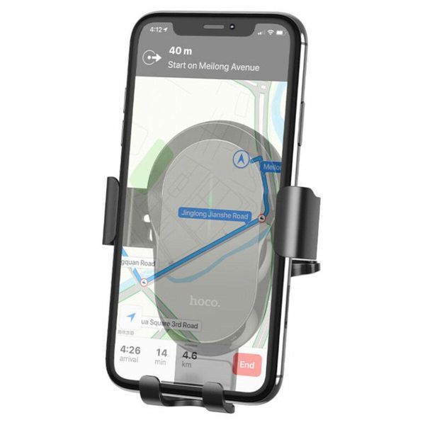 Держатель для мобильного с БЗП HOCO CA105 Guide 3-axis linkage wireless 656-00534 фото