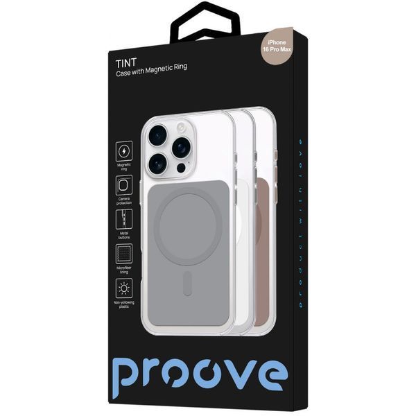 Чохол Proove Tint Case with Magnetic Ring iPhone 16 Pro Max Desert Titanium PCTCIP16PM33 фото