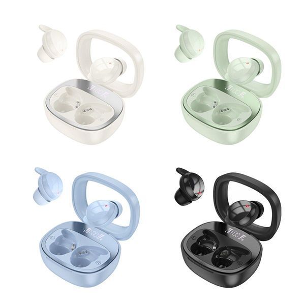 Беспроводные наушники HOCO EW65 Shadow true wireless sleep BT headset Milky white 656-01639 фото