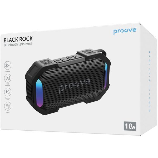 Портативная Акустика Proove Black Rock 10W (APP) Black 202-00455 фото