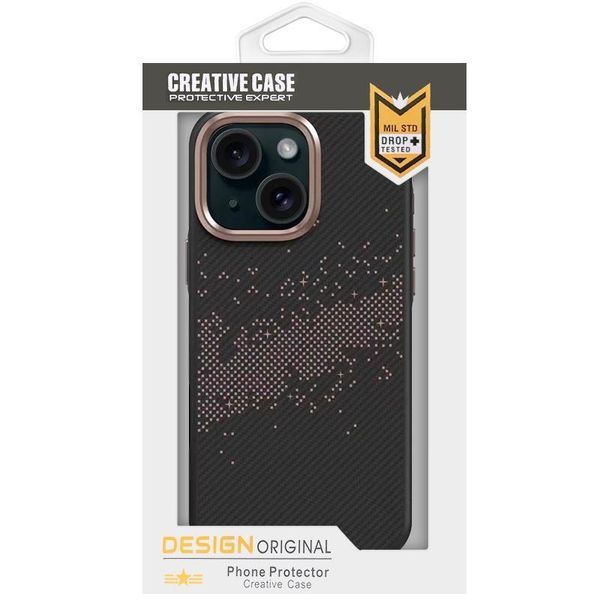 Чохол TPU Monzo (MagFit) для Apple iPhone 15 (6.1") Titanium gold 555-03888 фото