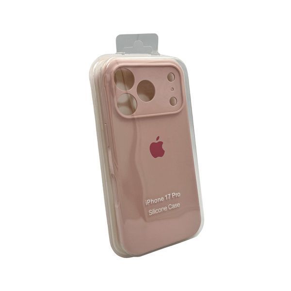 Силіконовий чохол з закритою камерою для iPhone 17 Pro Max Pink Sand 666-04306 фото