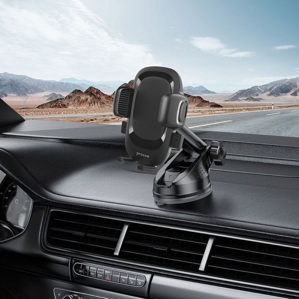 Автодержатель Proove Ellipse Suction Type Car Mount black 656-02631 фото
