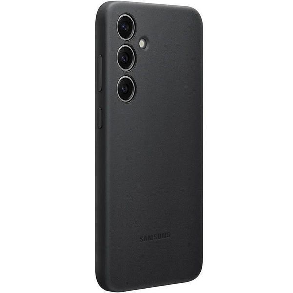 Кожаный чехол Leather Case для Samsung Galaxy S24 Black 555-03186 фото