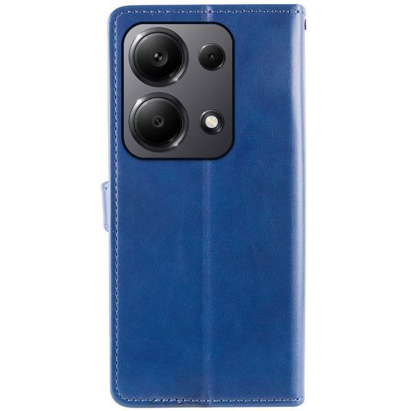 Кожаный чехол-книжка GETMAN Gallant (PU) для Xiaomi Redmi Note 13 Pro 4G / Poco M6 Pro 4G Синий 777-06238 фото