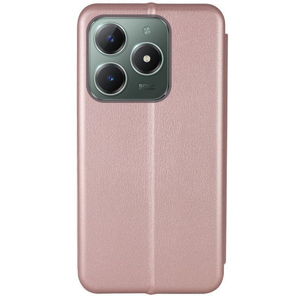 Кожаный чехол-книжка Classy для Realme C61 4G Rose Gold 777-05422 фото