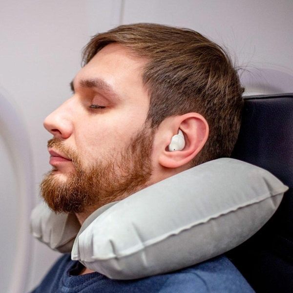 Беспроводные наушники HOCO EW65 Shadow true wireless sleep BT headset Milky white 656-01639 фото