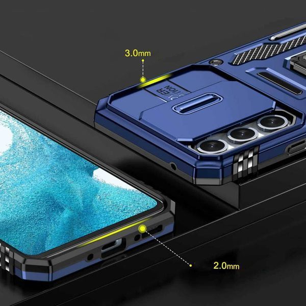 Ударопрочный чехол Camshield Army Ring для Samsung Galaxy A35 / A55 Navy Blue 777-04972 фото