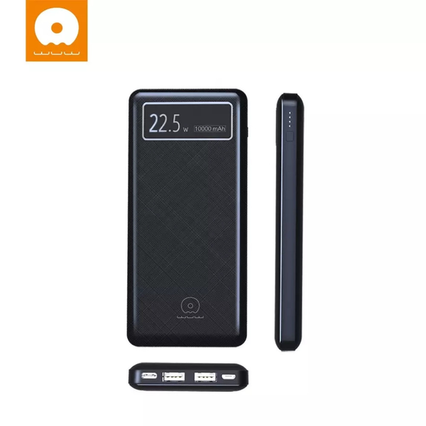 Повербанк WUW Y100 20000mAh Micro-USB/Type-C/2 USB/ PD22.5W Чорний 216-00050 фото