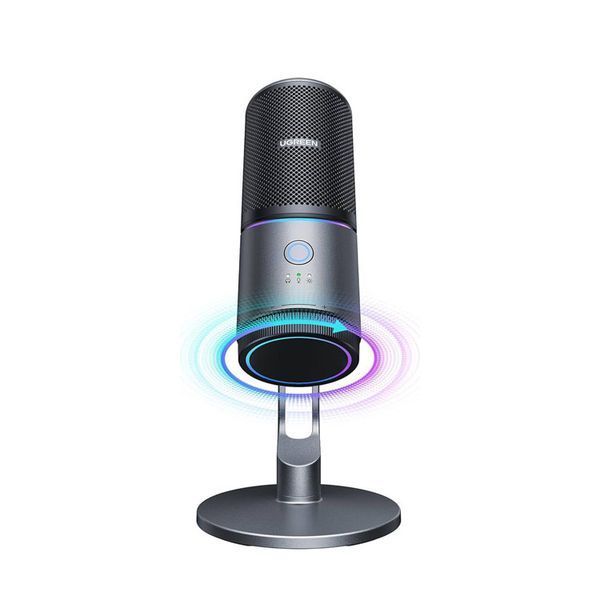Настольный микрофон UGREEN CM769 Desktop RGB 24-bit 96kHz ANS (USB-A) Dark Gray UGR-35629 фото
