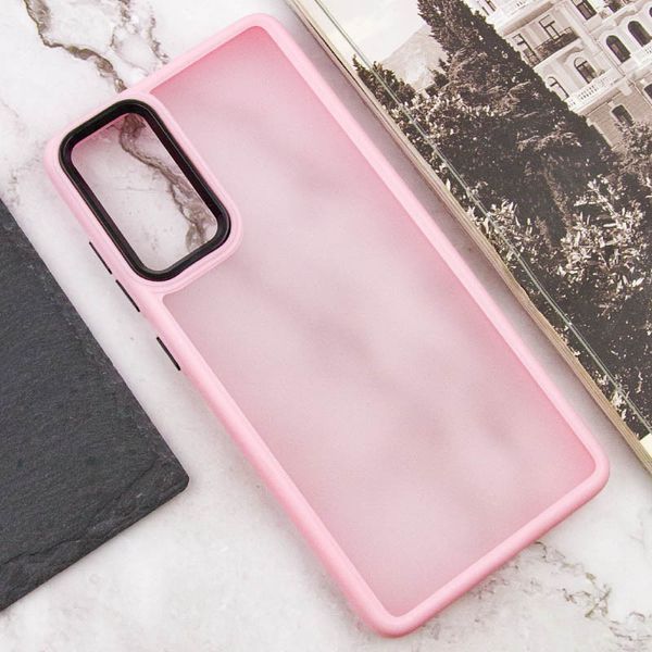 Чехол TPU+PC Lyon Frosted для Motorola Moto G24 / G04 / E14 Pink ILSO-00000074792-5 фото