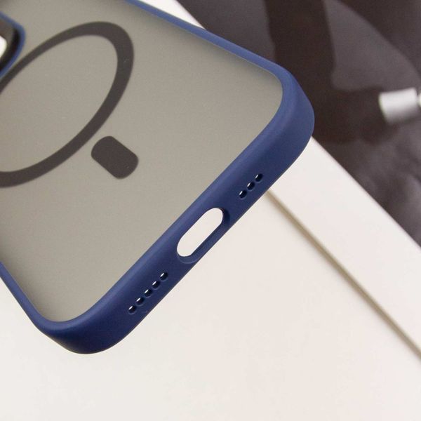 TPU+PC чохол Blueo Skin Friendly Frosted with MagSafe для Apple iPhone 15 Pro (6.1") Blue 777-07916 фото