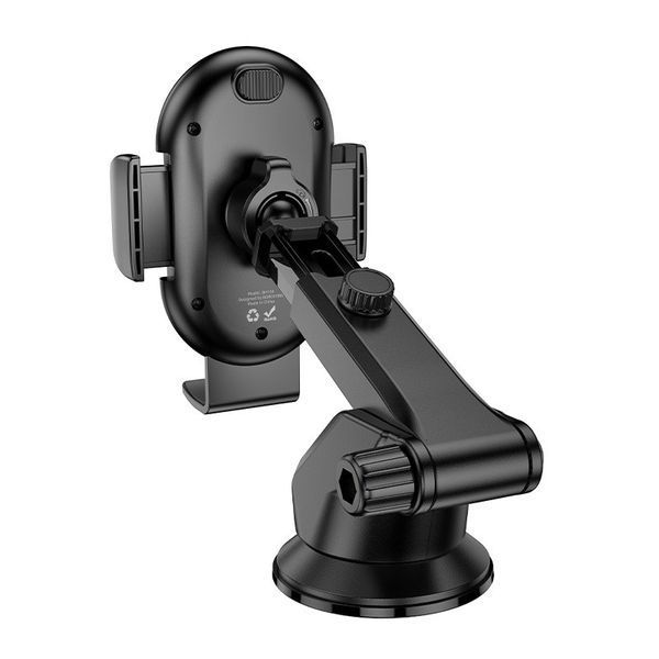 Автотримач для телефона BOROFONE BH134 Rio push-type car holder (center console) Black 6941991120671 фото