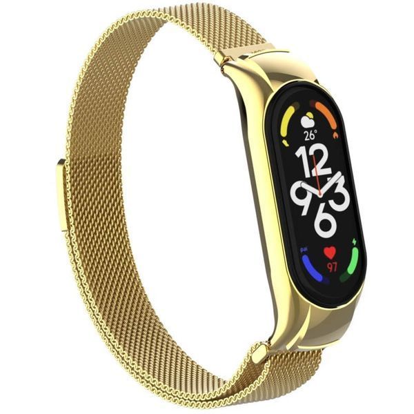 Ремешок Milanese Loop Design для Xiaomi Mi Band 3/4 Золотой 212-01214 фото