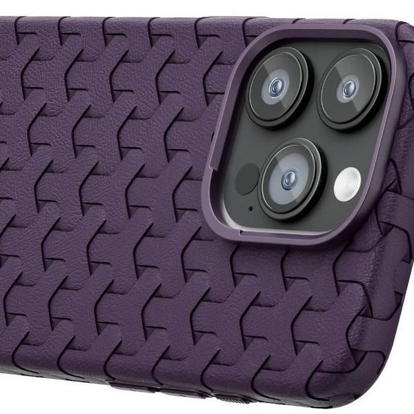 Чехол TPU Weaving для iPhone 12 Pro / 12 (6.1") Purple 555-00372 фото