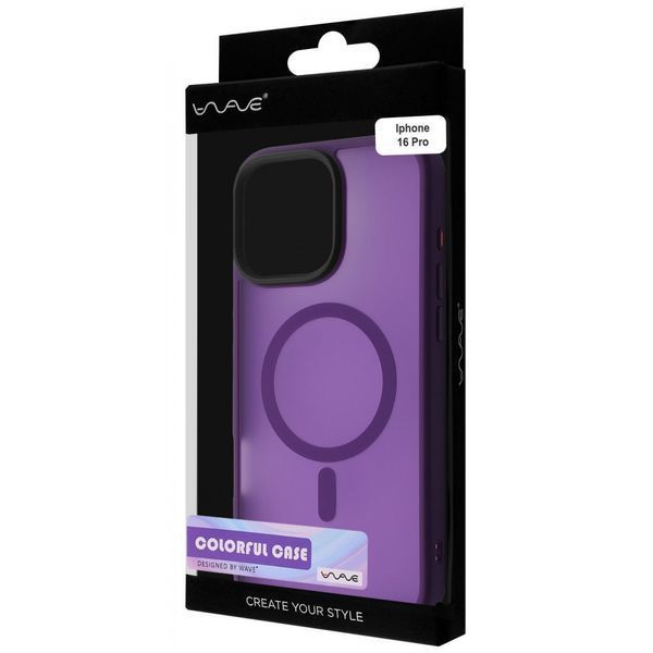 Чохол WAVE Matte Insane Case with Magnetic Ring для iPhone 16 Pro Gray 656-07889 фото
