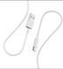 Кабель Denmen D22T USB to type-c Білий 1 м 209-00070 фото 2