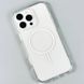 Прозорий чохол NEW Clear Case with MagSafe для iPhone 12/12 Pro White 214-02808 фото