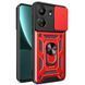 Ударостійкий чохол Camshield Serge Ring для Xiaomi Redmi 13C / Poco C65 Red 777-04453 фото 1