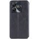 Шкіряний чохол-книжка GETMAN Cubic для ZTE Blade A75 4G Чорний 555-01607 фото 4
