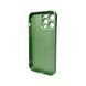 Чехол для смартфона AG Glass Matt Frame Color для iPhone 14 Pro Max Light Green 666-00626 фото 2