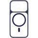 Чохол TPU+PC GETMAN Moon Clear with MagSafe для Apple iPhone 14 Pro Max (6.7") Blue 656-08433 фото 2