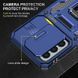Ударостійкий чохол Camshield Army Ring для Samsung Galaxy M14 5G Navy Blue 777-05072 фото 4