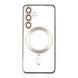 Чохол Wave TPU Metallic with Magsafe для Samsung Galaxy S24 (S921) Silver 555-00200 фото 1