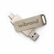 Портативный SSD Wibrand Wolf 1TB USB 3.2 Gen.2 Type-C/Type-A Read/Write 1000MB/s Silver WIEXSSD/WO1TB фото 1