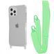 Чехол WAVE Clear Case With Strap для Iphone 12 Pro Max Green 208-05205 фото 1