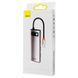 USB-Хаб Baseus Metal Gleam Series 7-in-1 (2xUSB3.0 + 4KHD + Type-C + Type-C PD+ TF + SD) Gray WKWG020113 фото 2