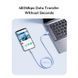 Кабель Baseus Silky Series Fast Charging Cable USB to iP 2.4A 1m Galaxy Blue P10377702313-00 фото 6